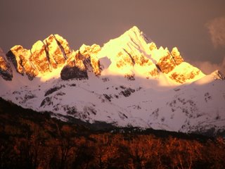 Sunrise on the Dientes del Navarino