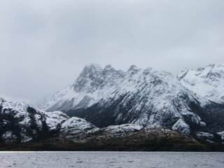 North shore of the Strait of Magellan