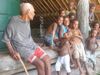 Village Chief at Kastom House