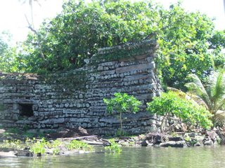 The ruins at Nan Madol