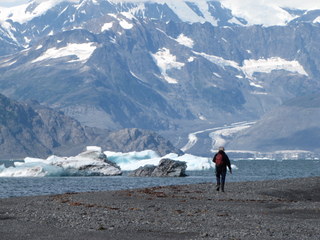 Moraine of Columbia Glacier