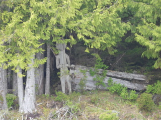 Mortuary pole and burial box