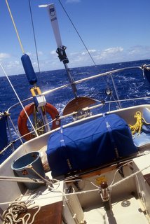 The Navik windvane in action