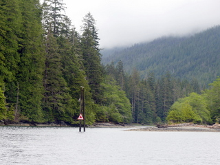 Exiting Louise Narrows
