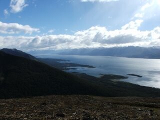 Beagle Channel from above Pto. Williams