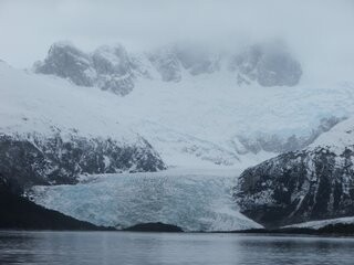 Glacier in Seno Pia, Beagle Channel