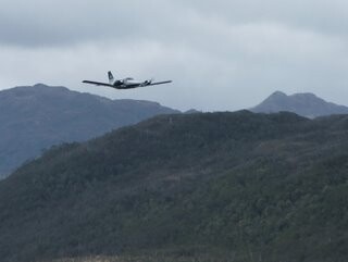 The navy rescue plane