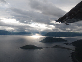 Kodiak Island from the air
