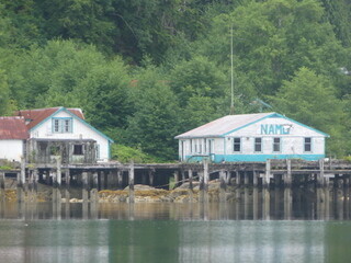 Old cannery at Namu
