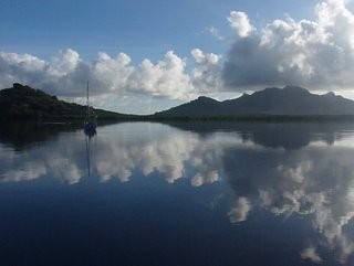 In the lagoon, Vanikolo Island