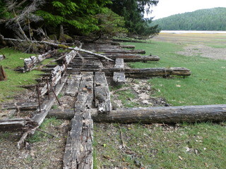 Remains of sternwheeler Dawson, <br>Ikeda Cove