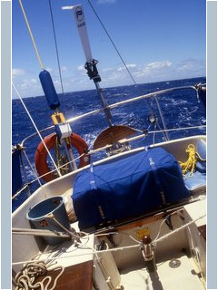 The Navik windvane in action