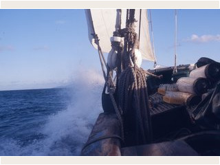 Riding the trading schooner from Bequia