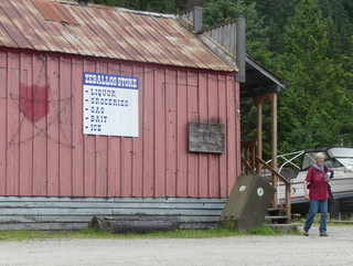 Shopping at Zeballos