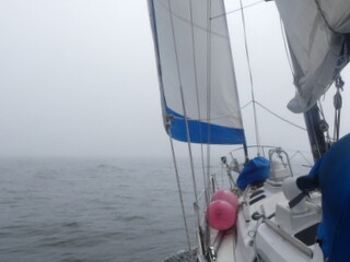 Sailing in fog